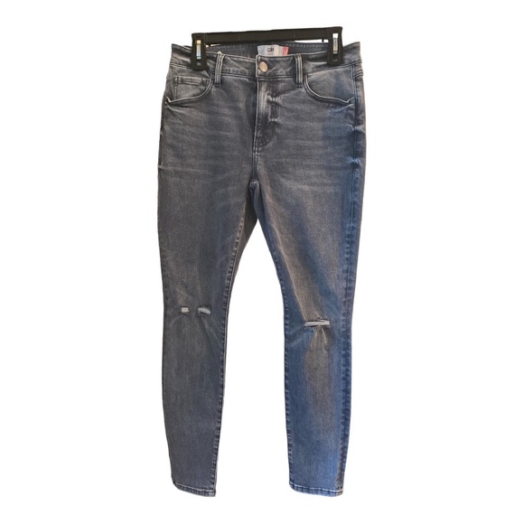 NWOT Cabi High Skinny Jeans Vapor Wash Distressed Womens Size 6 - Picture 2 of 8